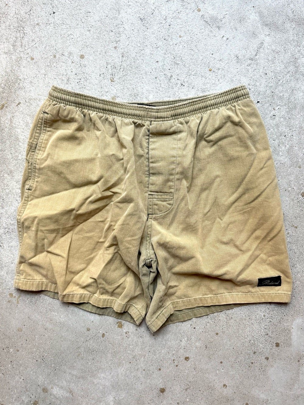 90s RedSand Surf Men’s Tan Beach Cotton Shorts L